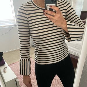 Striped long sleeve shirt